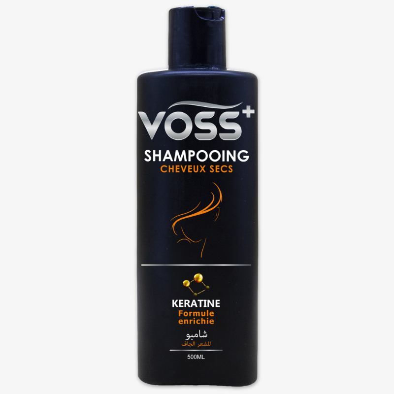 Shampoing enrichie à la KERATINE Voss+ 500ml – Image 3