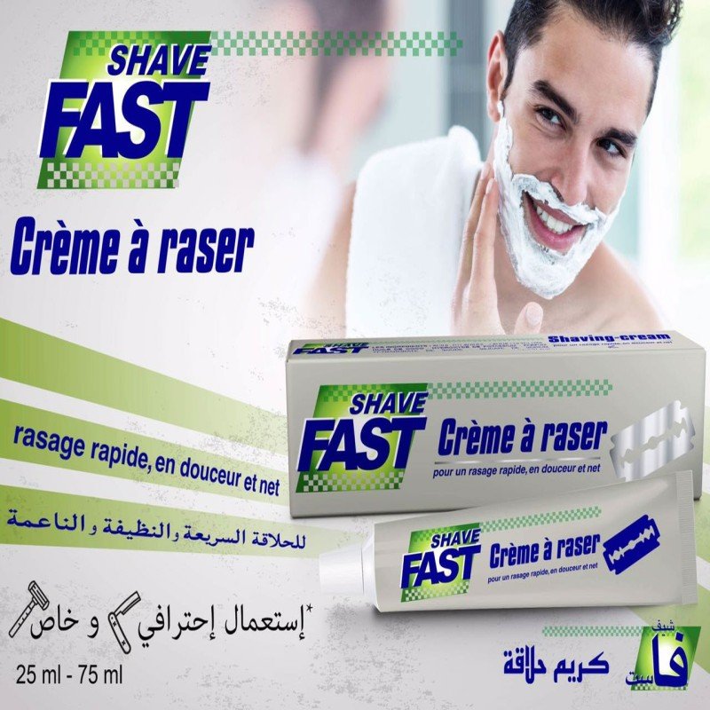 SHAVE FAST crème à raser