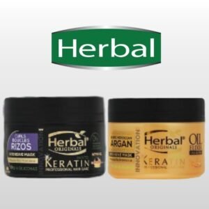 Masques Professionnels Herbal Originals: Kératine & Argan (400ml)